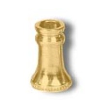 Solid brass finial 1-1/4" height - tapped