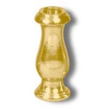Solid brass finial 2" height - tapped