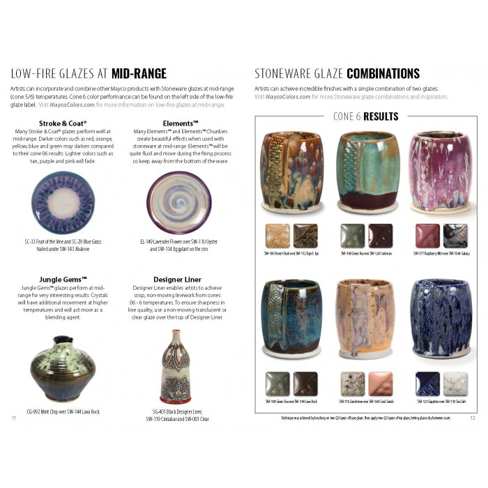 Mayco MC-447E Stoneware Glazes Brochure (2021)