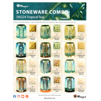 SW224 Tropical Teal Stoneware Combo Sheet