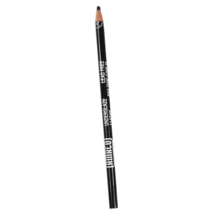 Flyangle Underglaze Pencil for Pottery, Ceramic Black Glaze Percise Pen Pencil (Black, 1pk)