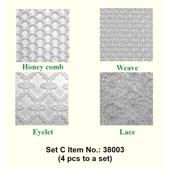 Makins Clay Texture Sheet Set C