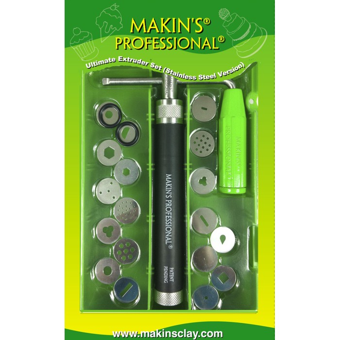 Makin's Professional Tools - Clay Extruder, extra disk sets, Clay