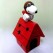 Snoopy Flying Ace Pencil Holder Bisque