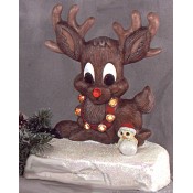 Reindeer on Snowbank mold