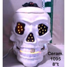 Ceramichrome 1095 Skull Container with Spider Mold