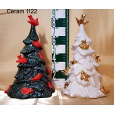 Ceramichrome 1122 Small Christmas Tree with Birds Mold