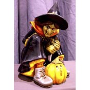 Witch Carving Pumpkin mold