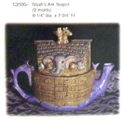 Noah's Ark Teapot mold