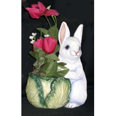 Ceramichrome 2614 Bunny Cabbage Planter/Pot Mold