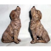 Two Howling Wolf Pups mold