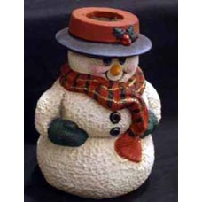 Ceramichrome 2856 Two Snowmen Candle Holders Mold