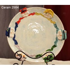 Ceramichrome 2984 Snowman Cookie Plate Mold