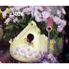 Ceramichrome 3026 Plain Birdhouse Basket Mold