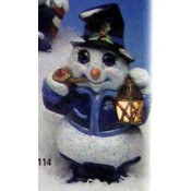 Snowman with Lantern mold