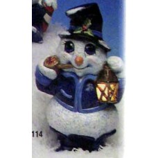 Ceramichrome 3114 Snowman with Lantern Mold