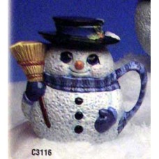 Ceramichrome 3116 Snowman Teapot with Lid Mold