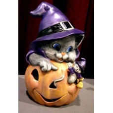 CJP 766 Kitten and Mouse with Pumpkin Mold