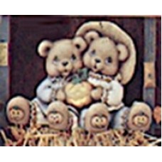Clay Magic 1373 Large Scarecrow Cuddle Bears With Pump Mold