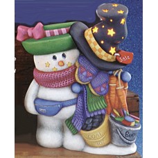 Clay Magic 2370 Snowman Outfitter Snowlad Mold