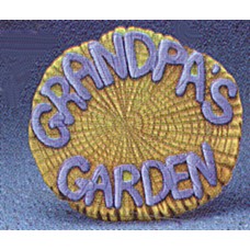 Clay Magic 2523 Grandpa's Garden Log Slice (2) Mold