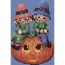 Clay Magic 474 Scarecrow Pumpkin Lovers Mold