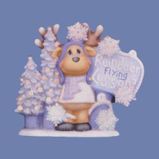 Clay Magic 2443 "Reindeer Flying Lessons" Mold