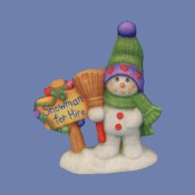 Small "Snowman for Hire" Mold