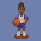 Girl Basketball Player Mold