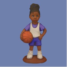 Clay Magic 2469 Girl Basketball Player Mold