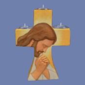 Praying Jesus Cross Mold