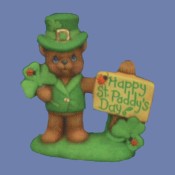 "Happy St. Paddy's Day" Bear Mold