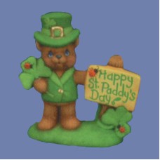 Clay Magic 2480 "Happy St. Paddy's Day" Bear Mold
