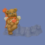 Stump Box Cupid Bear Mold