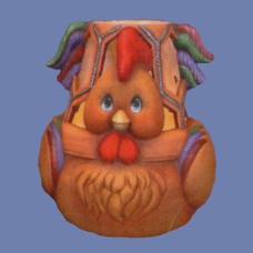 Clay Magic 2502 Medium Rooster Pot/Patio Light Mold