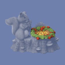 Clay Magic 2520 Squirrel/Bird Feeder Garden Stump Attachment Mold
