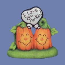 Clay Magic 2536 "I Love You Punkin" Pumpkins Mold