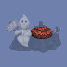 Clay Magic 2542 Happy Halloween & Welcome Stump Box Lids Mold