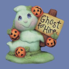 Clay Magic 2547 Small Ghost For Hire Mold
