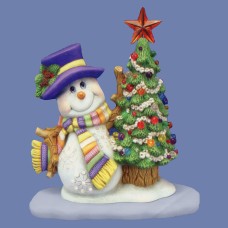 Clay Magic 2551 Snowman With Tree Mold