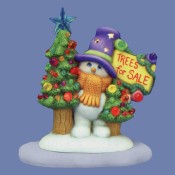 Small "Trees For Sale" Snowman Mold