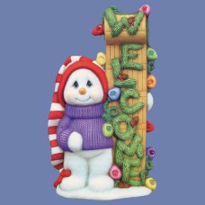 Clay Magic 2567 "Welcome" Snowman Mold
