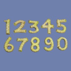 Clay Magic 2581 Zero-Nine Branch Numbers Mold