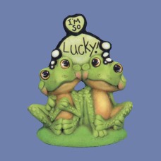 Clay Magic 2599 "I'm So Lucky" Frogs Mold
