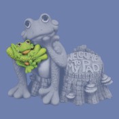Stump Frog Arm with baby Frog Attachment Mold