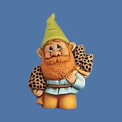 Morty Morel Mushroom Gnome (kneeling) Mold