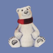 Bundle Up Sugar Polar Bear Mold