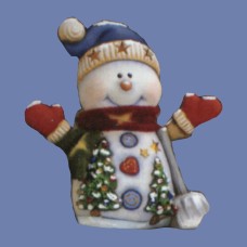 Clay Magic 3076 Bundle Up Snowfall Snowman Mold