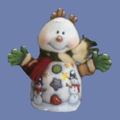 Bundle Up Snowball Snowman Mold