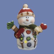 Bundle Up Blizzard Snowman Mold